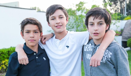  Andrés Martínez, Lalo Nieto y Martín de la Rosa.