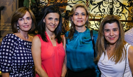  Paty González, Lety Ivón, Margarita Sarquis y Gaby Flores.