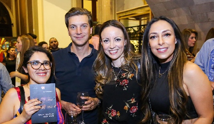  Julia Tello, Rodrigo Jiménez, Martha Arellano y Mariana Jasso.