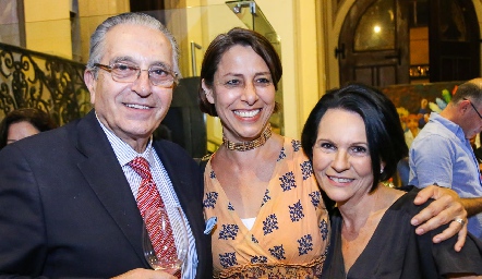  Daniel de la Llera, Claudia Rocha y Cecilia Jiménez.
