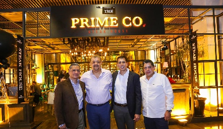  Armando Rubio, Jairo Santiago, Emmanuel Marín y Ricardo Méndez, Socios de Prime Co.