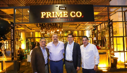  Armando Rubio, Jairo Santiago, Emmanuel Marín y Ricardo Méndez .