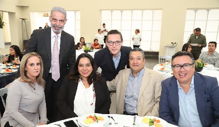  Jaime Chalita, Héctor Trejo, Ximena Ocejo, Berenice Cerrillo, Eduardo Marceleño y Eduardo Caraveo.