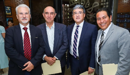 José Mejía, Francisco Ortiz, Amílcar Silva y Miguel Rocha.