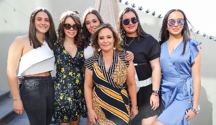  Alexia Revuelta, Pau Regil, Cynthia De Luna, Ingrid Pérez, Martita Delgado y Ana Pau Sánchez.