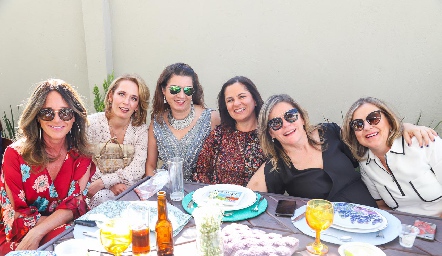  Claudia Toledo, Verónica Dávalos, Hilda Rodríguez, Claudia Ávila, Martha Malo y Marlú Mendizábal.