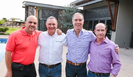  Edgar Eichelmann, Enrique Minondo, Güero Navarro y Javier Palau.