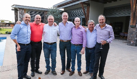  Alejandro Navarro, Edgar Eichelmann, Enrique Minondo, Güero Navarro, Javier Palau, Gerardo Córdova y Marcelo de los Santos.