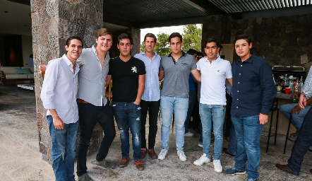  Carlos Malo, Diego Bárcena, Juan Pablo Ascanio, Galo Galván, Manuel Ascanio, Alejandro Medlich y Gabriel Valle.