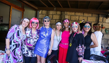  Bety Lavín, Graciela Torres, Elsy Guerra, Sandra Correa, Beatriz Rangel, Laura Lavín y Marcela Batres.
