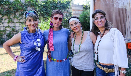  Elsy Guerra, Ana Hunter, Sandra Correa y Lourdes Velázquez.
