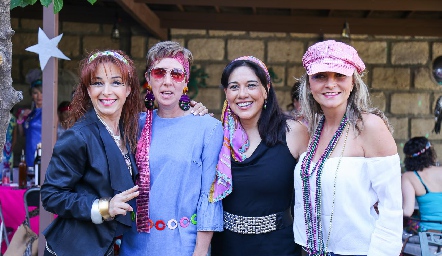  Diana de la Serna, Ana Hunter, Marcela Batres y Claudia Barba.