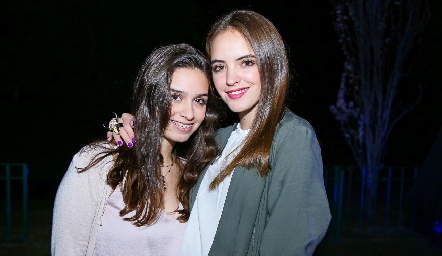  Sofía Garfias y María Malo.