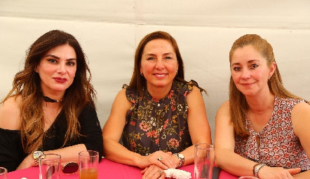  Fabiola Valdés, Denisse Robles y Claudia Trujillo.