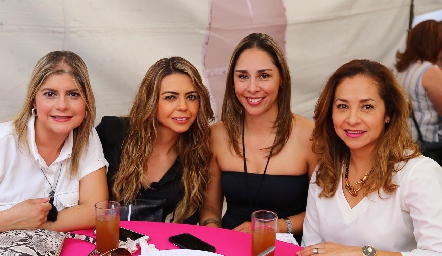  Karla Verástegui, Claudia Moreno, Marilupe Motilla y Graciela.