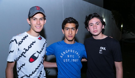  Javier Treviño, José Julián Medlich e Iñaki González.