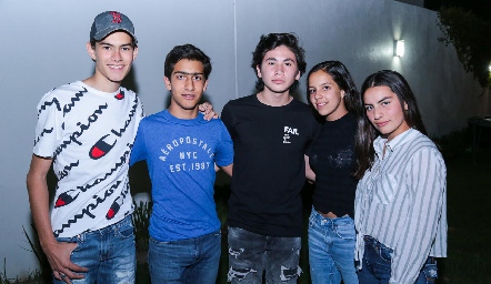  Javier Treviño, José Julián Medlich, Iñaki González, Ximena Delsol y María José García.