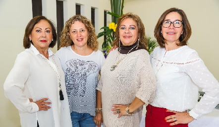  Rebeca Konishi, Marisol López, Silvia de Garza y Rebeca Bustillos.