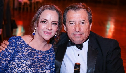  Verónica González y Adrián Banda.