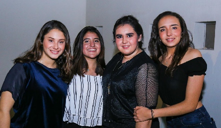  Alexia Revuelta, Fer Reyes, Martita Payán y Ana Paula Sánchez.