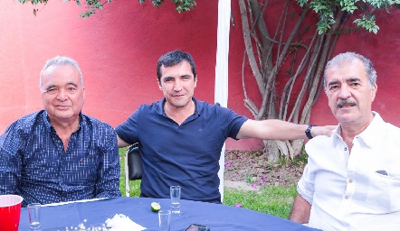 Joel Ramírez, Héctor de la Rosa y Marco Güemes.