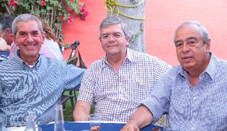  Juan Antonio Martínez, Fernando Vivanco y Rolando Domínguez.
