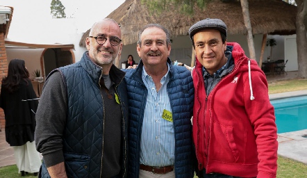  Eduardo Rodrigo, Guillermo Borbolla y Alejandro Narro.