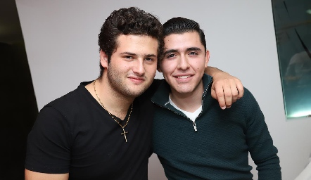  Marcelo González y Javier Hernández.