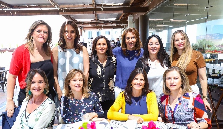  Martha Malo, Betilú Sánchez, Claudia Ávila, Meche Cifuentes, Claudia Álvarez, Gaby Serment, Claudia Toledo, Ingrid Pérez, Guille Meade y Marlú Mendizábal.