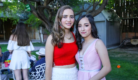  Lorenza Hinojosa y Ximena Escamilla.