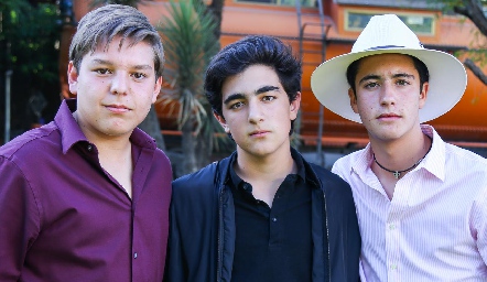  Moy Payán, Alejandro Cambeses y Roberto Silva.