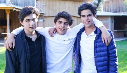 Alejandro Cambeses, César Morales y Fran Leos.