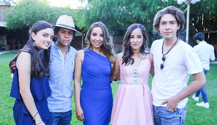  Aurora Torres, César Ojeda, Araceli Ocaña, Xime Escamilla y Juan Pablo Abaroa.