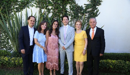 Raúl Antunes, Claudia Castro de la Maza, Claudia Antunes, Mauricio Dibildox, Rocío Gómez y Carlos Dobildox.