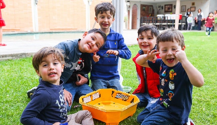  Iñaki, Rodolfo, Juan Pablo, Pato y Julian.