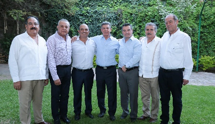  Carlos Torres, Juan Carlos Magdaleno, Antonio Ruan, Rodolfo Rodríguez, Luis Ortuño, y Jorge Rivera.