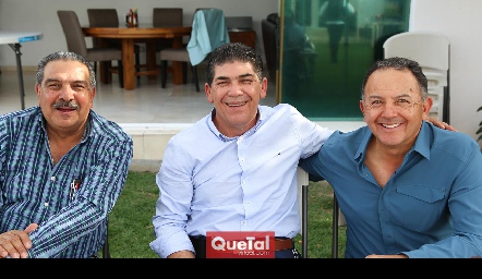  Ignacio Benavente, Antonio Morales y Octavio Aguillón.