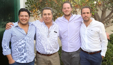  Raymundo Blanco, Ricardo Espinosa, Rodrigo Ruiz y Manuel Boelsterly.