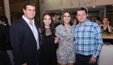  Mauricio Labastida, Sofía Álvarez, Paola Hernández y Nacho Puente.