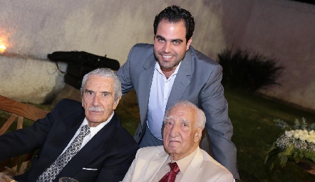  Jesús Rodríguez González, Leandro Hervert y Alfonso César.