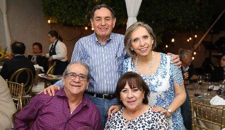  Jesús Rosillo, Mercedes Lastras, Manuel Márquez y Leticia de Márquez .