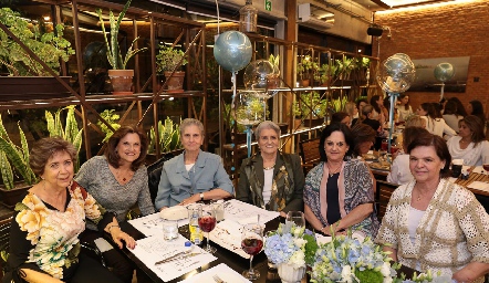  Beatriz Galindo, María Eugenia Jiménez, María de Lourdes Gómez, Lucía Gómez, Melissa Gómez y Pilar Labastida.
