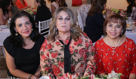  Guadalupe González, Carla Serna y Anabel Covarrubias.