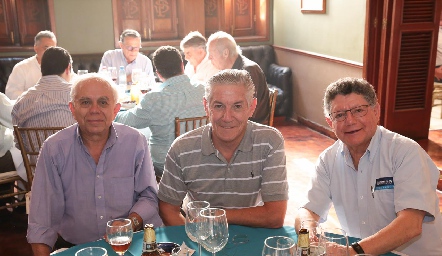  Filiberto Estrada, Eduardo Rueda y Eduardo Romo.