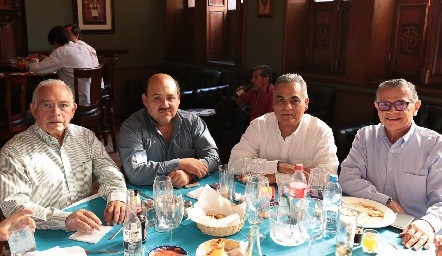  Sergio Azua, Jaime Ramírez, Sergio Calderón y David Galarza.