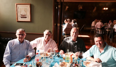  David Galarza, Miguel Villalobos, Ricardo Meade y Roberto Meade.