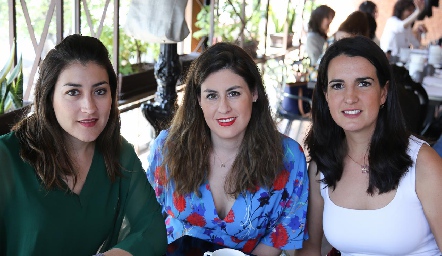  Ximena Fernández, Andrea Fernández y Sandra Villasuso.