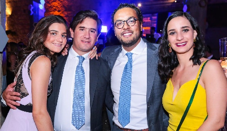  Eugenia Musa, Fernando Abud, Javier Campos y Luli Lamas.