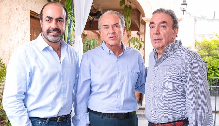  Gustavo Puente Orozco, Juan Manuel Carreras y Gustavo Puente Estrada.