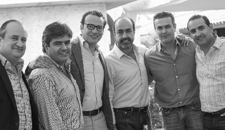  Alejandro Cambeses, Francisco Leos, Xavier Nava, Gustavo Puente, Luis Fernández y Esteban Puente.